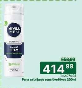 Pena za brijanje Sensitive Nivea 200ml