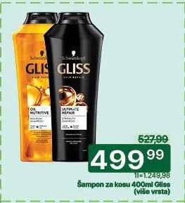 Šampon za kosu 400ml Gliss