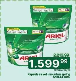 Kapsule za veš mountain spring Ariel 44 kom.