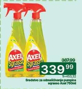 Sredstvo za odmašćivanje pumpica sgrasso Axel 750ml