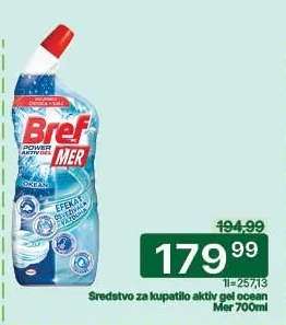 Bref Power Aktiv Gel Ocean Mer 700ml