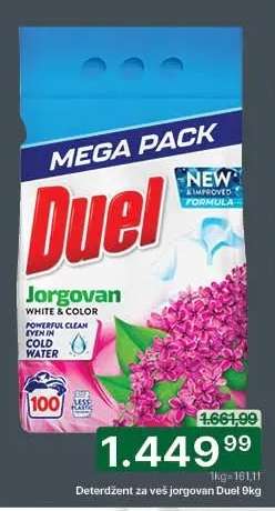 Deterdžent za veš jorgovan Duel 9kg