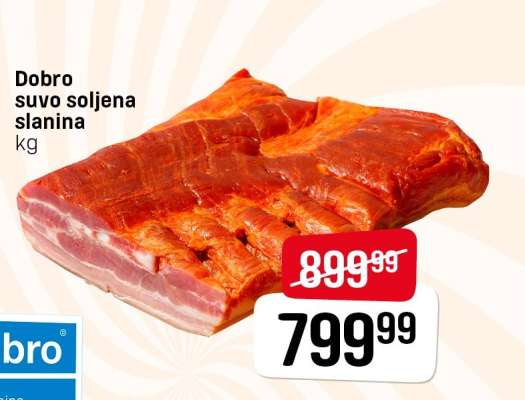Dobro suvo soljena slanina