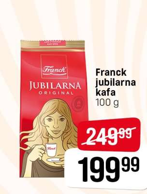 Franck jubilarna kafa