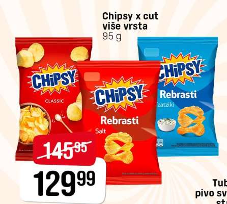 Chipsy X cut više vrsta