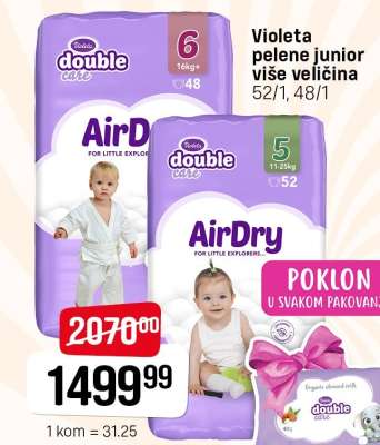 Violeta pelene junior više veličina