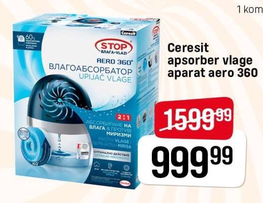 Ceresit apsorber vlage aparat aero 360