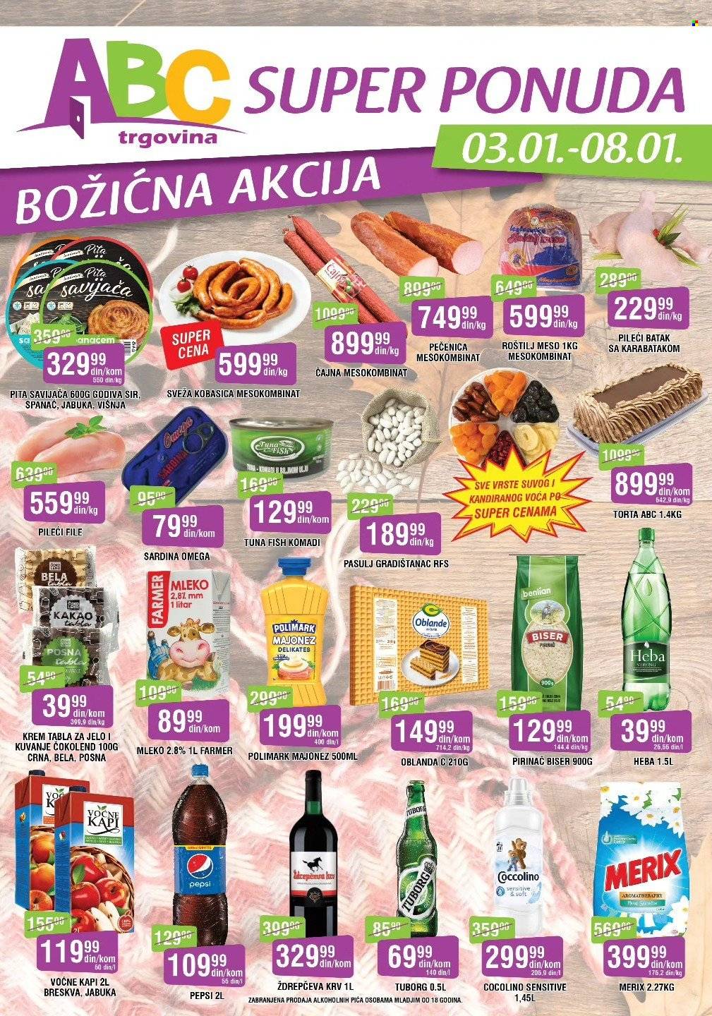ABC Trgovina katalog - 03.01.2026 - 08.01.2026. Stranica 1