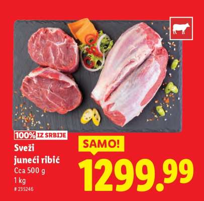 Svěží junečí ribic