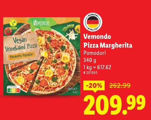Vemondo Pizza Margherita