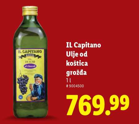 IL Capitano Ulje od koštica grožđa