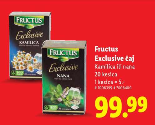 Fructus Exclusive čaj