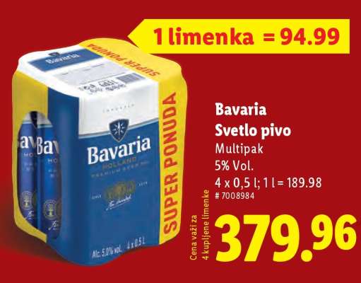 Bavaria Svetlo pivo