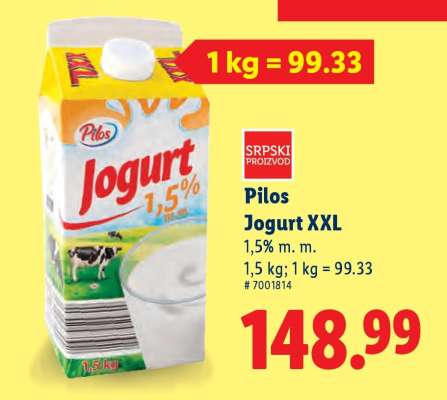 Pilos Jogurt XXL