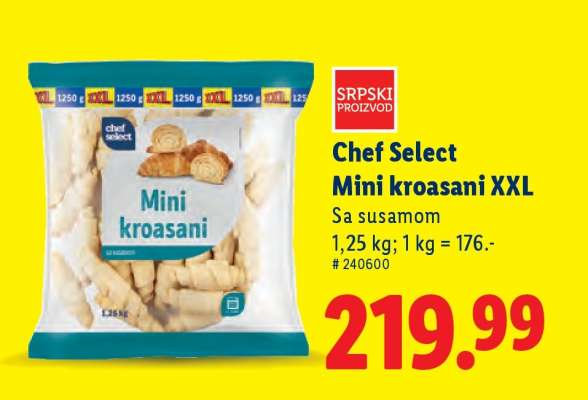 Chef Select Mini kroasani XXL