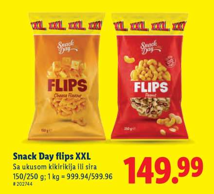Snack Day Flips XXL