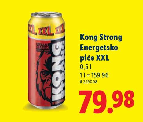 Kong Strong Energetsko piće XXL
