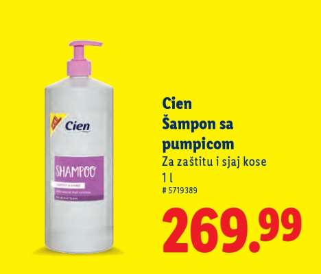 Cien Šampon sa pumpicom