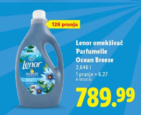 Lenor omekšivač Parfumelle Ocean Breeze