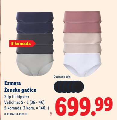 Esmara Ženske gacice