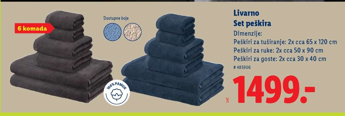 Livarno Set peškira