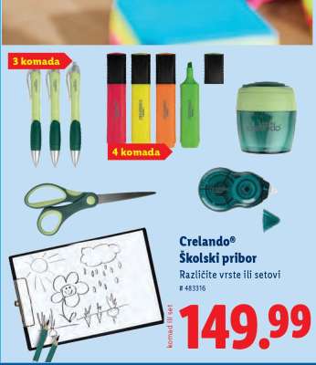 crelando® Školski pribor