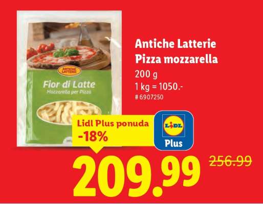 Antiche Latterie Pizza mozzarella