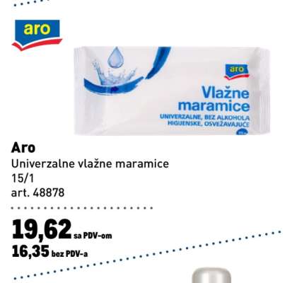 Aro Univerzalne vlažne maramice