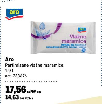 Aro Parfimisane vlažne maramice