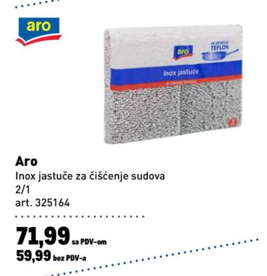 Aro Inox jastuče za čišćenje sudova
