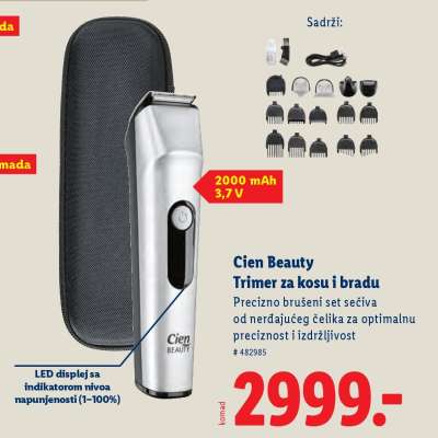 Cien BEAUTY Trimer za kosu i bradu