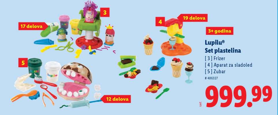 Lupilu® Set plastelina