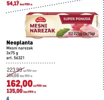 Neoplanta Mesni narezak