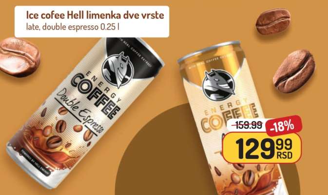 Ice coffee Hell limenka dve vrste