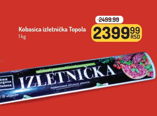 Kobasica Izletnička Topola