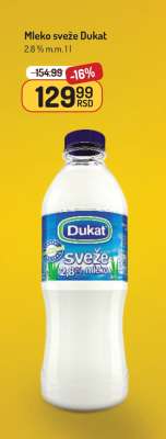 Mleko sveže Dukat