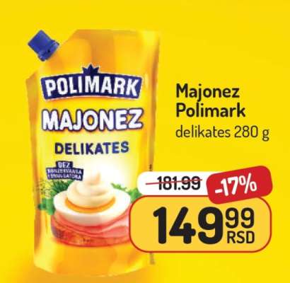 Majonez Polimark delikates 280 g