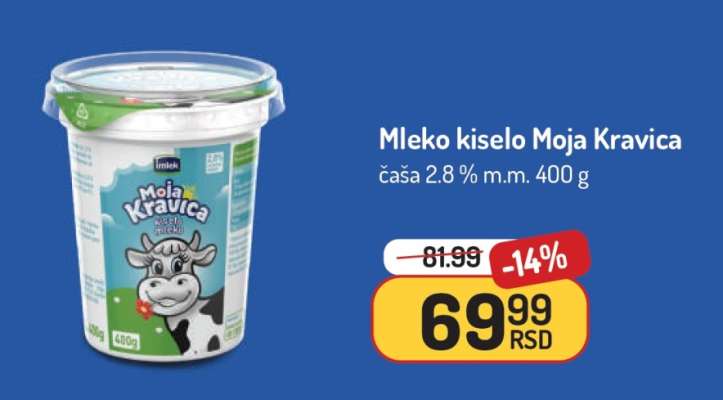 Mleko kiselo Moja Kravica