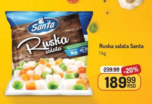 Ruska salata Santa