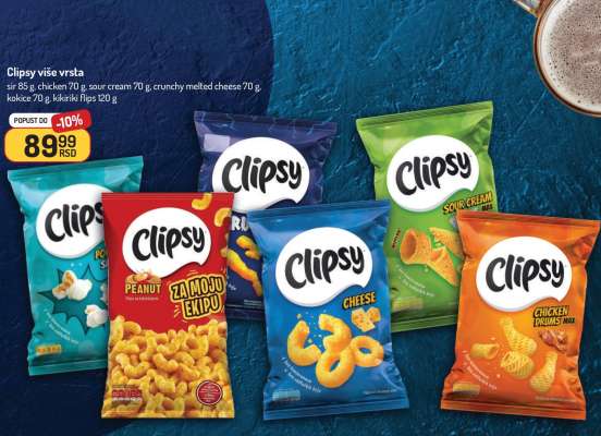Clipsy više vrsta