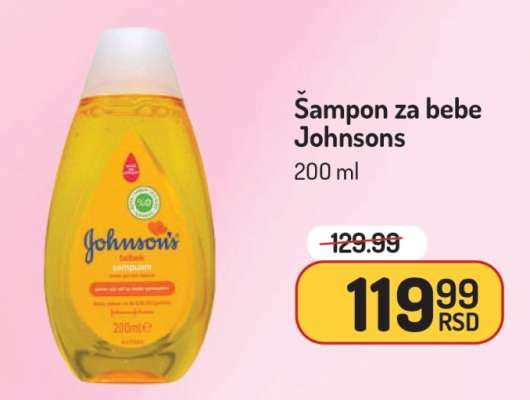 Šampon za bebe Johnsons