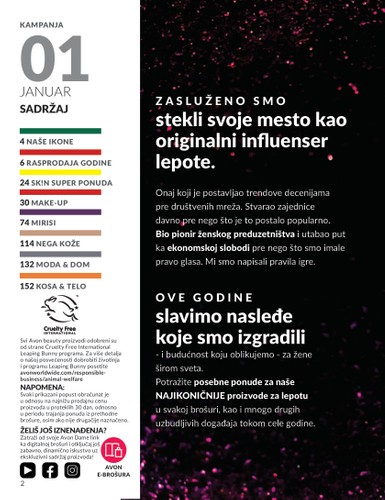 Avon katalog - 29.12.2025 - 31.01.2026. Stranica 2
