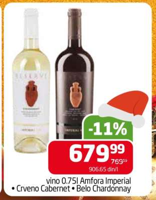 Vino 0.75l Amfora Imperial