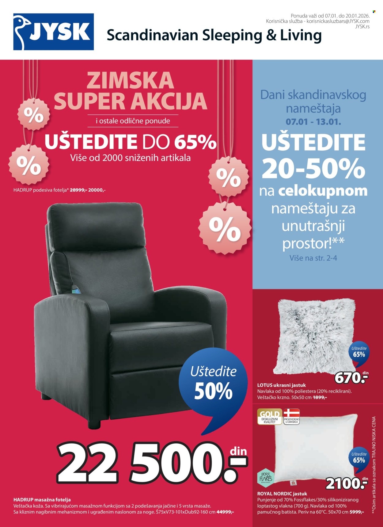 JYSK katalog - 07.01.2026 - 20.01.2026. Stranica 2