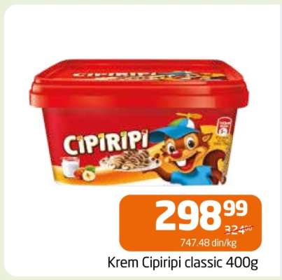 Krem Cipiripi classic 400g