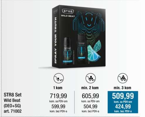 STR8 Set Wild Beat (DEO+SG)