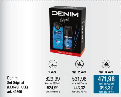 Denim Set Original (DEO+SH GEL)