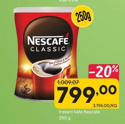 Instant kafa Nescafe