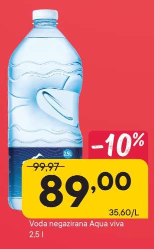 Voda negazirana Aqua Viva