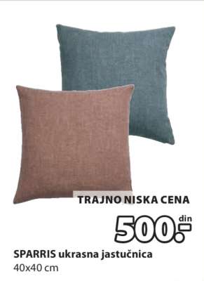 SPARRIS UKRASNA JASTUČNICA